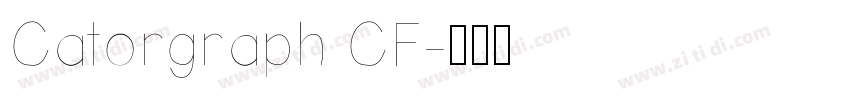 Catorgraph CF字体转换